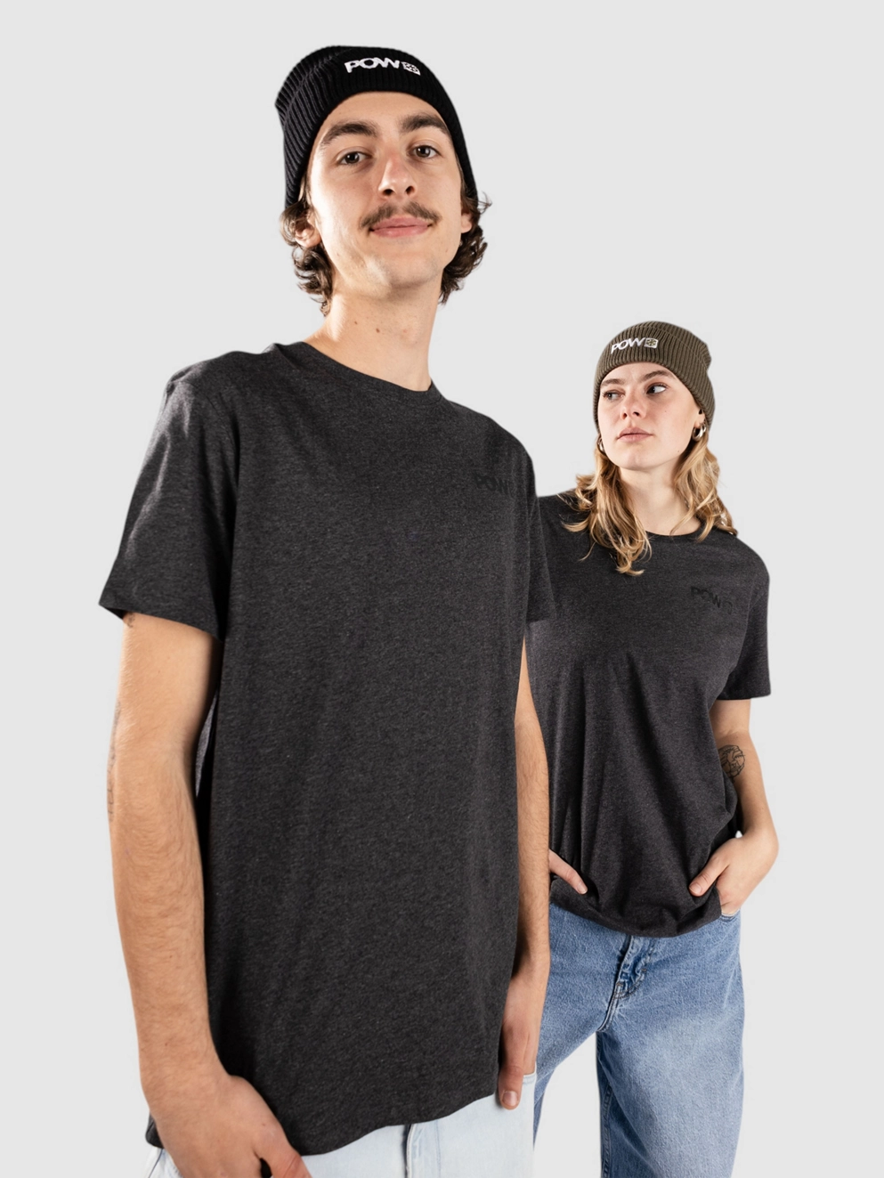 POW Protect Our Winters Snowflake Back T-Shirt charcoal