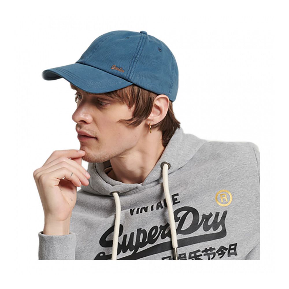 Superdry VINTAGE EMB - Casquette pottery blue
