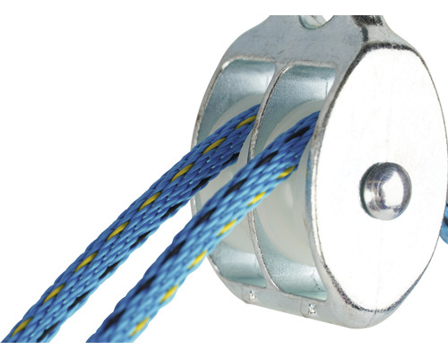 Mamutec dubbele katrol voor 8 mm touwen