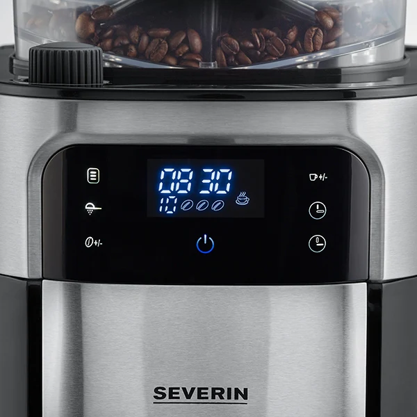 Cafetière filtre à broyeur intégré 10 tasses 1 000 W KA4813  Severin
