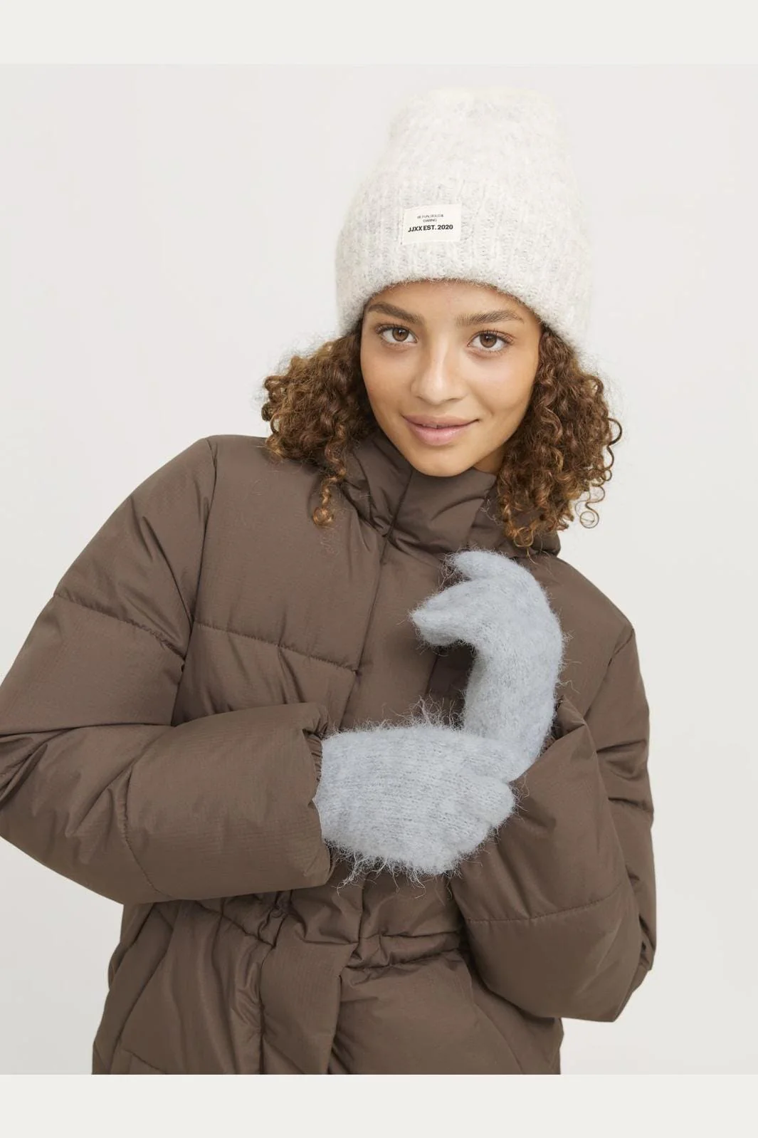 Jjxx Jxkatherine Gloves Acc 12267148 4625514 grey melange