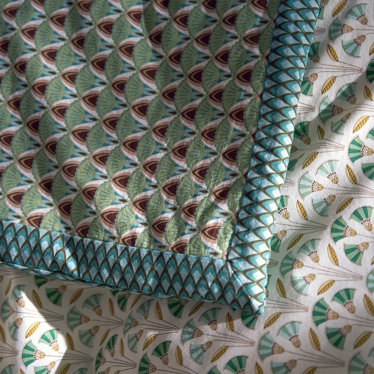LA REDOUTE INTERIEURS<br>Capa de edredão de algodão lavado, Osis