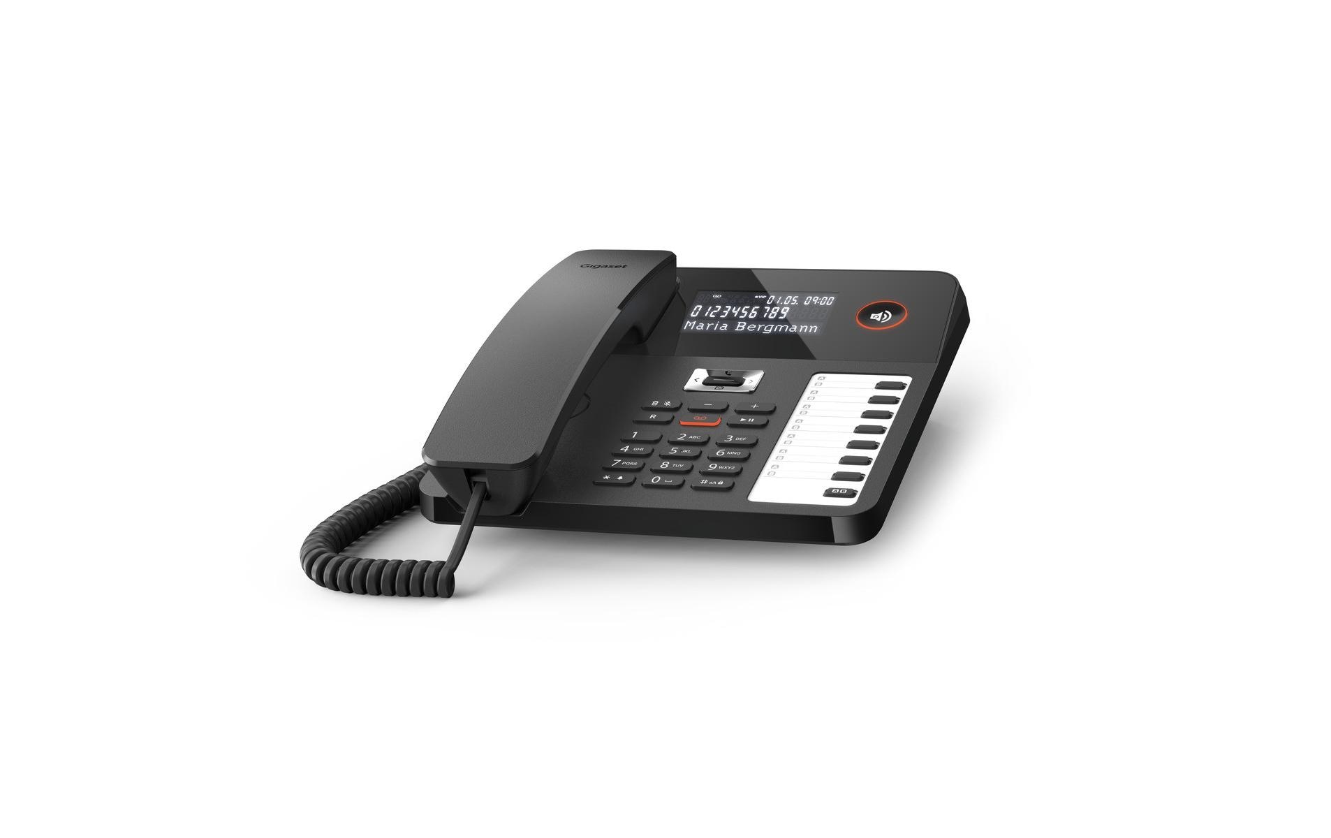 Tischtelefon DESK 800A SchwarzDas Wand- und Tischtelefon für komfortable Telefonie mit Anrufbeantworter