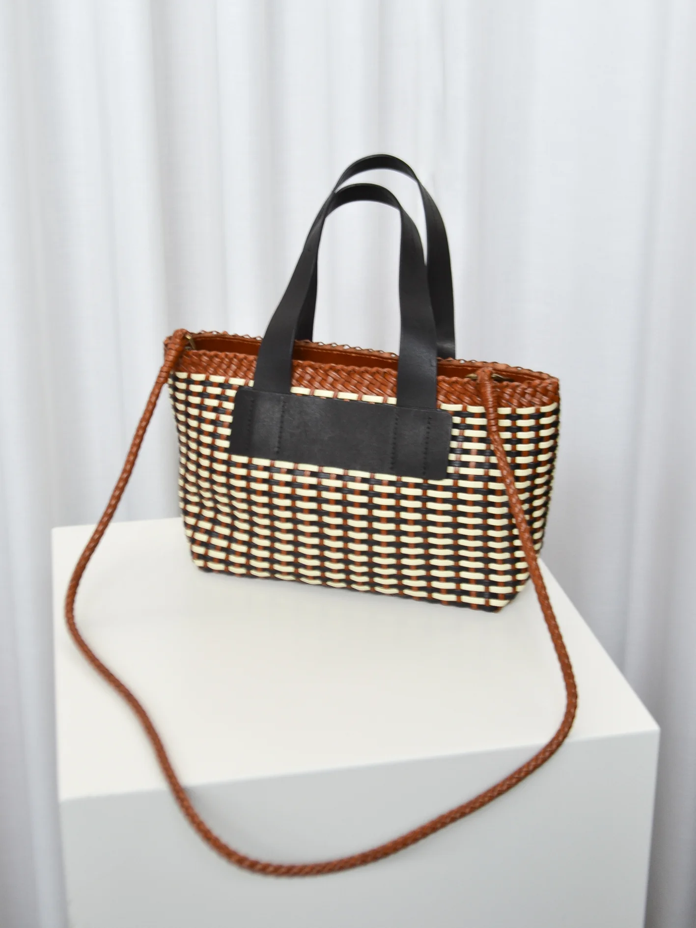 Wuth Copenhagen  Camille taske - sort/brun/creme