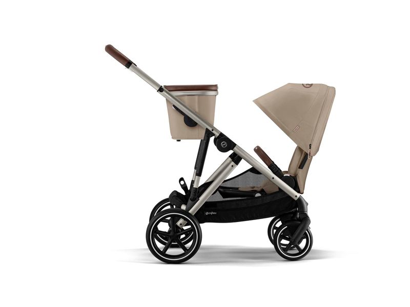 CYBEX Gold Kinderwagen Gazelle S Beige Kinderwagen mit 20 Kombinationen