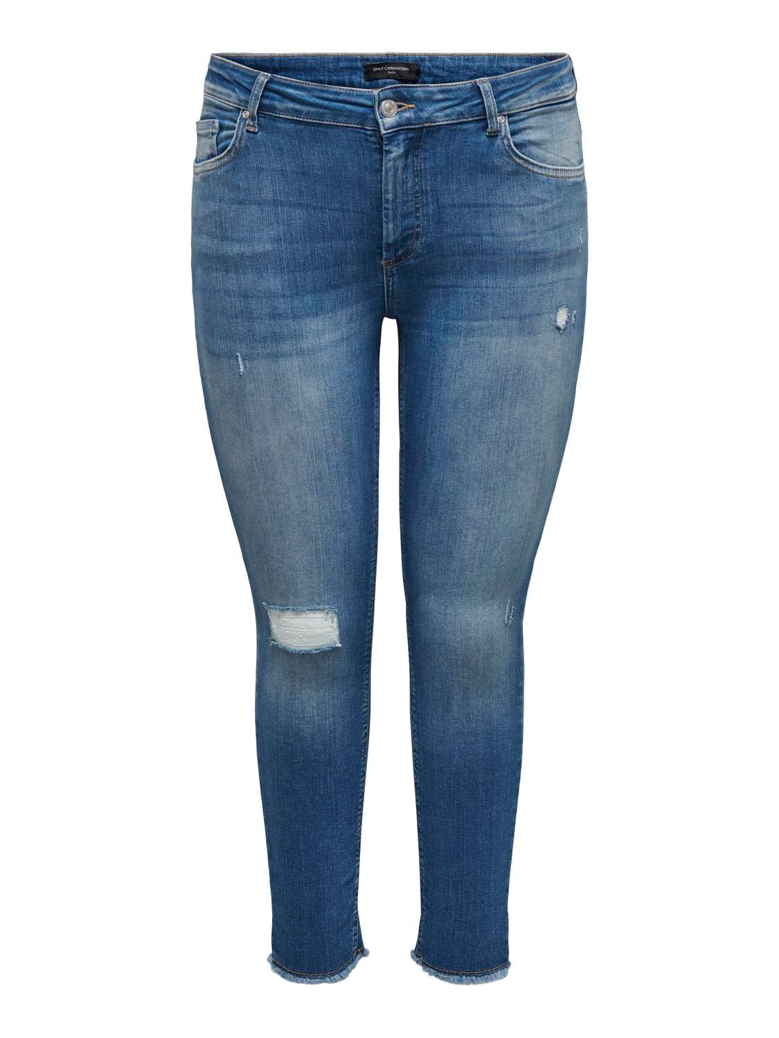 CARWILLY Skinny Fit Jeans Medium Blue Denim