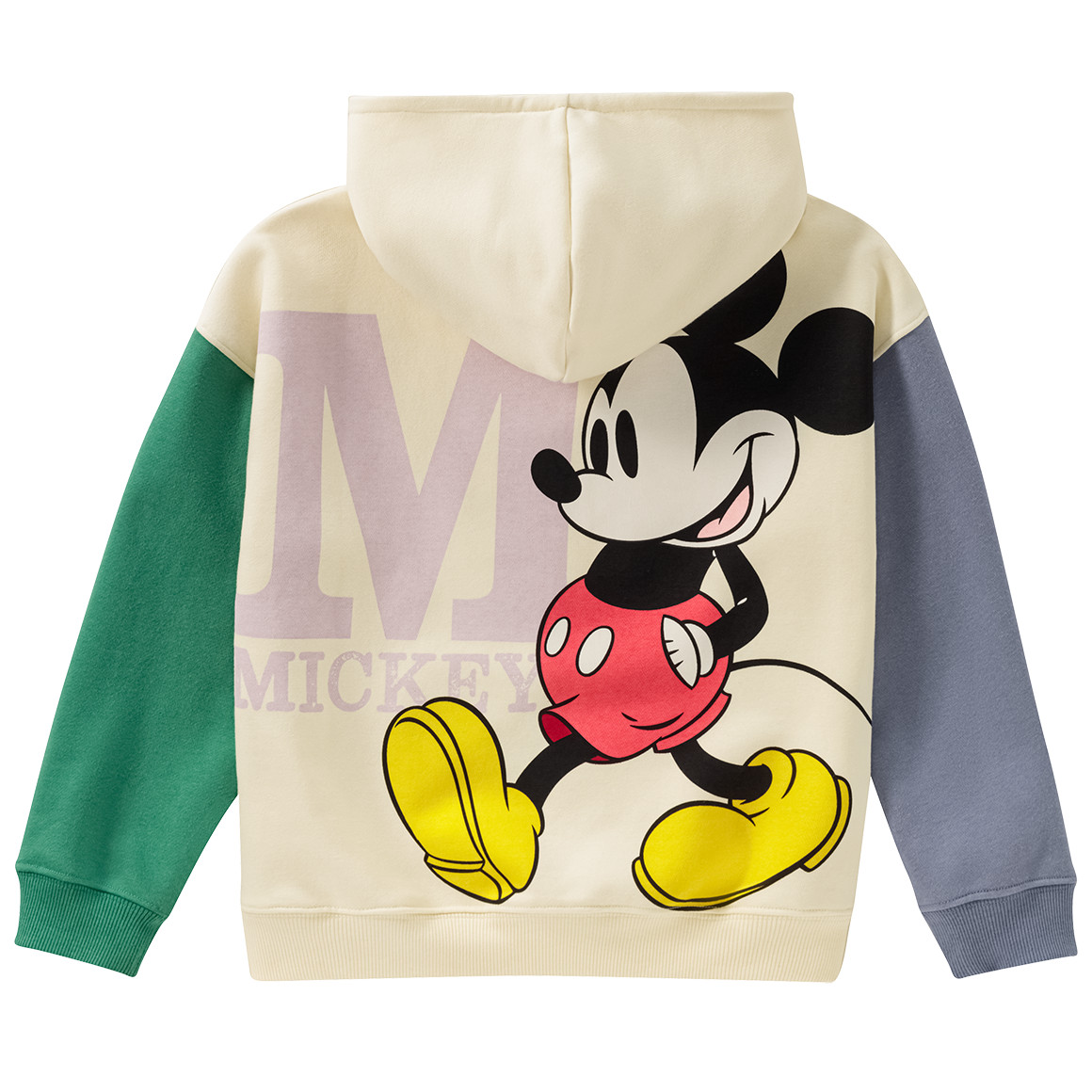 Topolino Micky Maus Hoodie mit Backprint creme