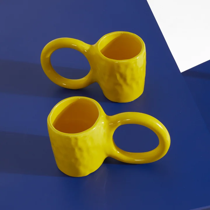 Petite Friture - Donut Kaffeebecher, bleu