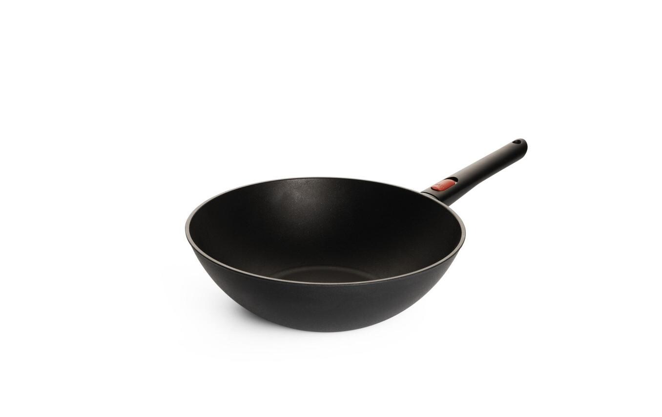Wok Eco Lite 30 cm, mit abnehmbarem GriffAluminium Wok
