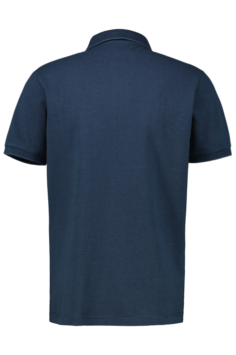Lerros blauwe heren polo