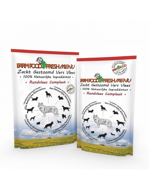 Farm Food Fresh Menu 125 g - Hondenvoer