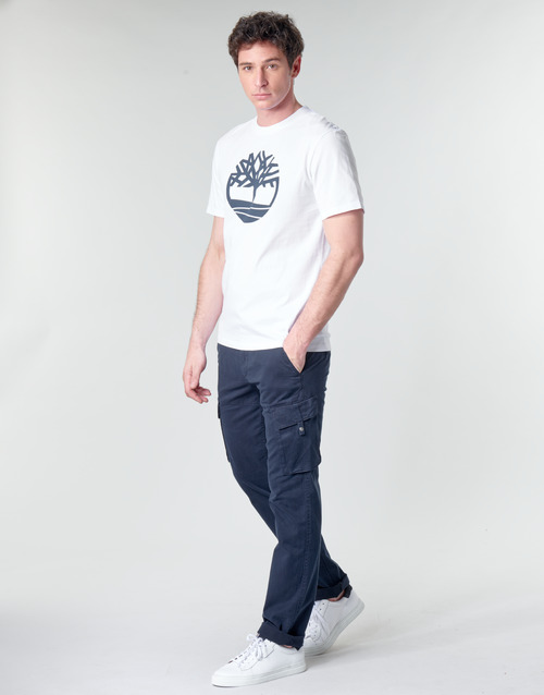 Timberland - SS KENNEBEC RIVER BRAND TREE TEE Blanco