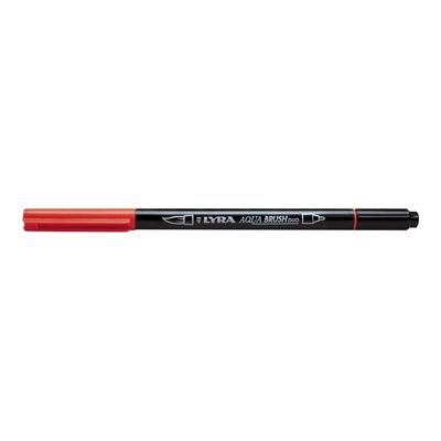 Lyra Aqua Brush Duo - Feutre pinceau double pointe - rouge
