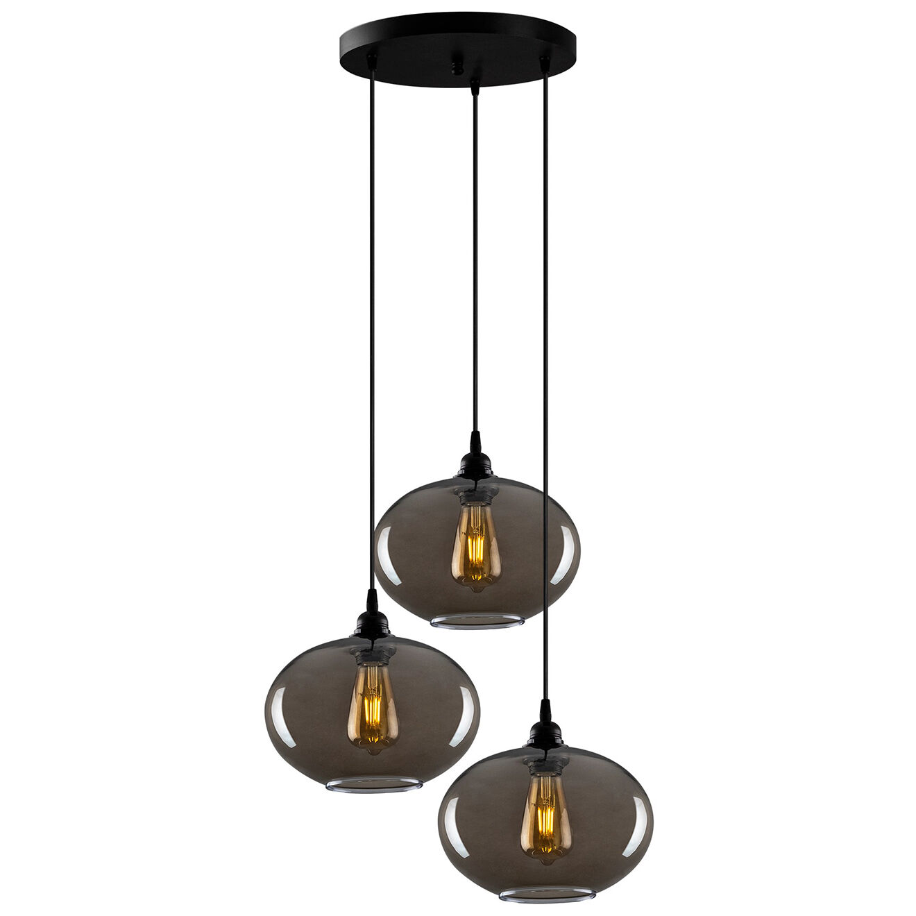 Opviq Suspension Smoked 051 gris fumé  - H.120x61 cm