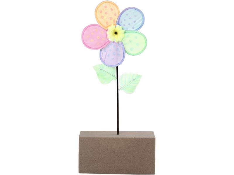 Creativ Company Windrad Ø 20 cm Blume Windrad Blume für Ihren Garten