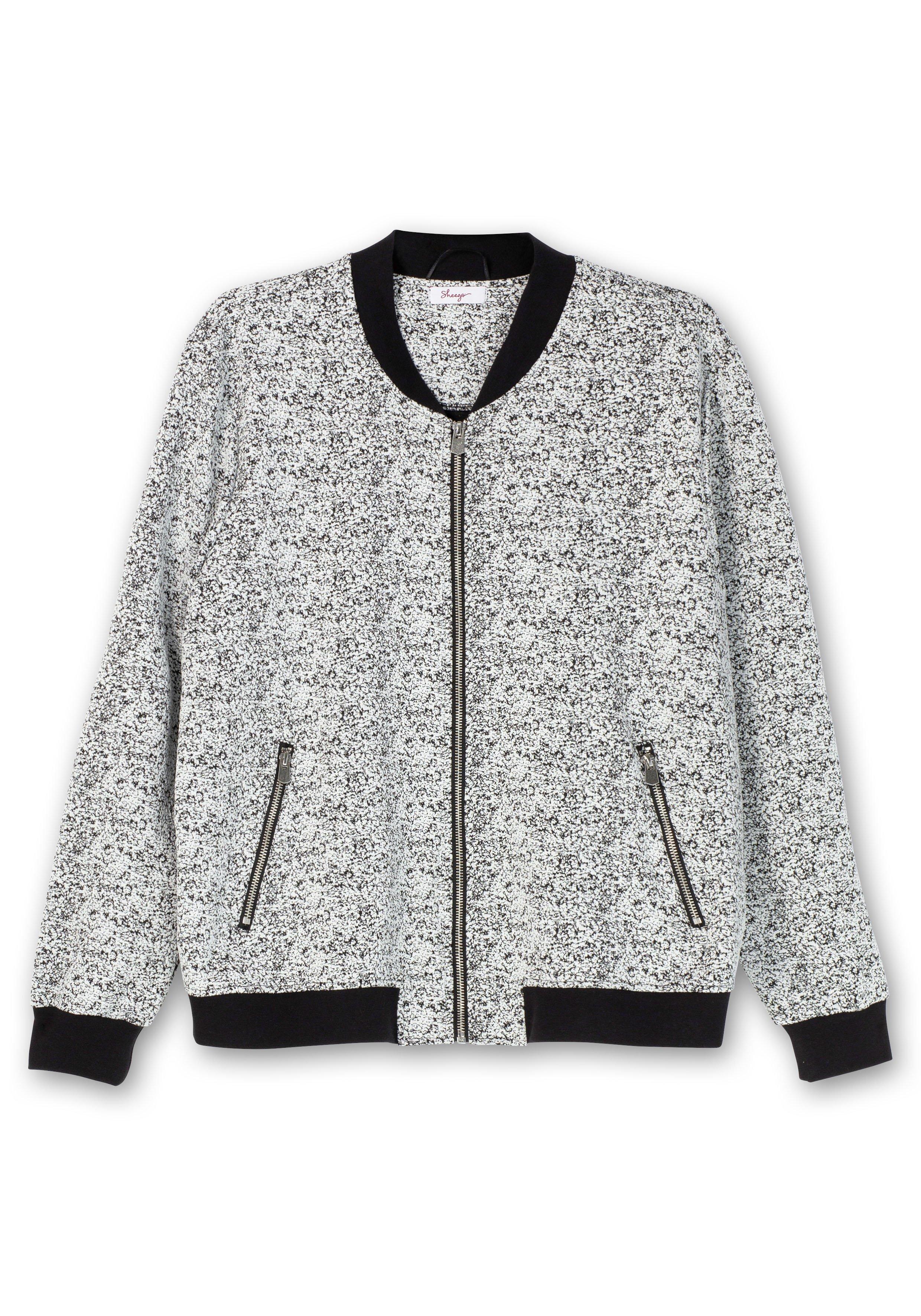 Blouson in Struktur-Qualität