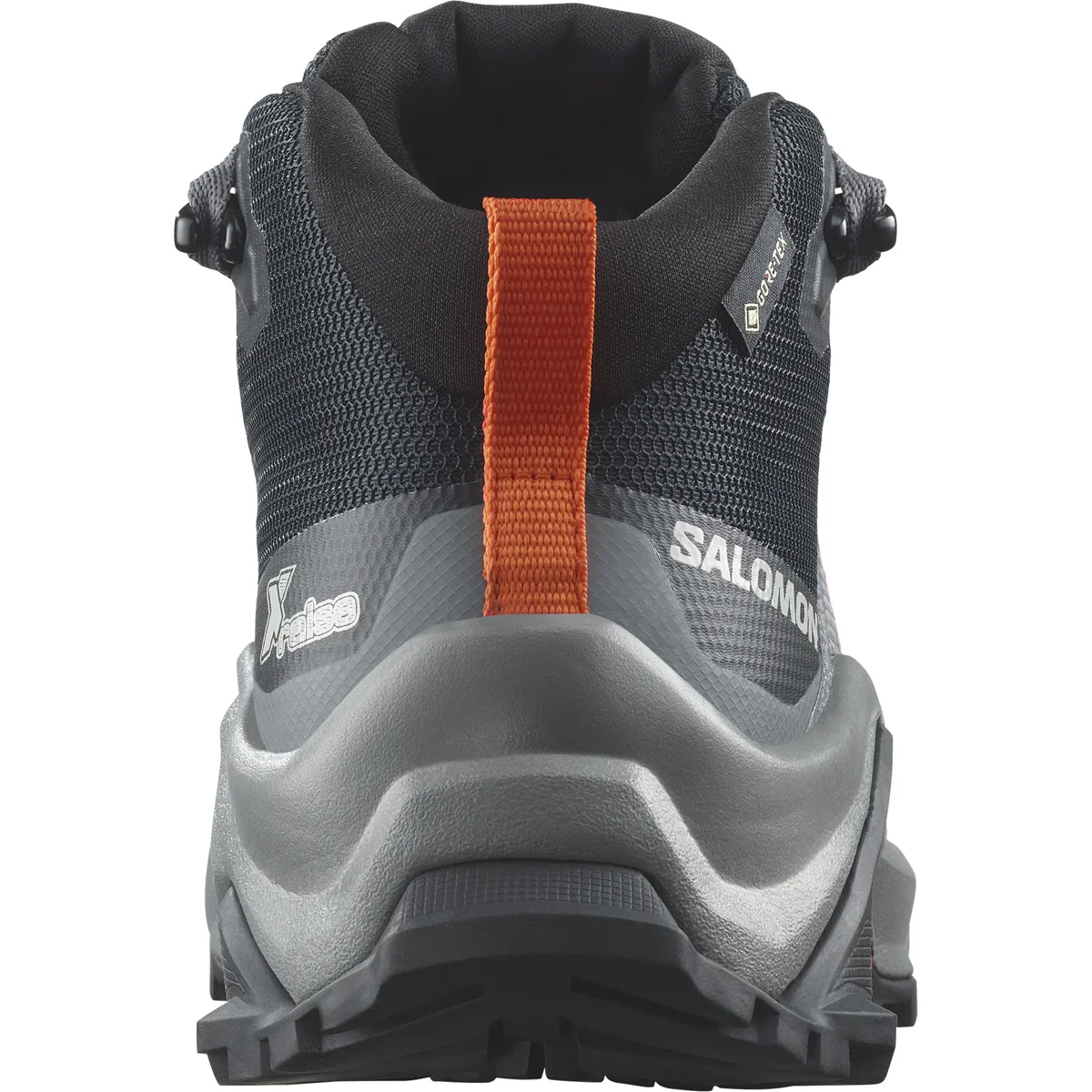 Salomon X Raise Mid Gore-Tex Black / Quiet Shade / Dragon Fire