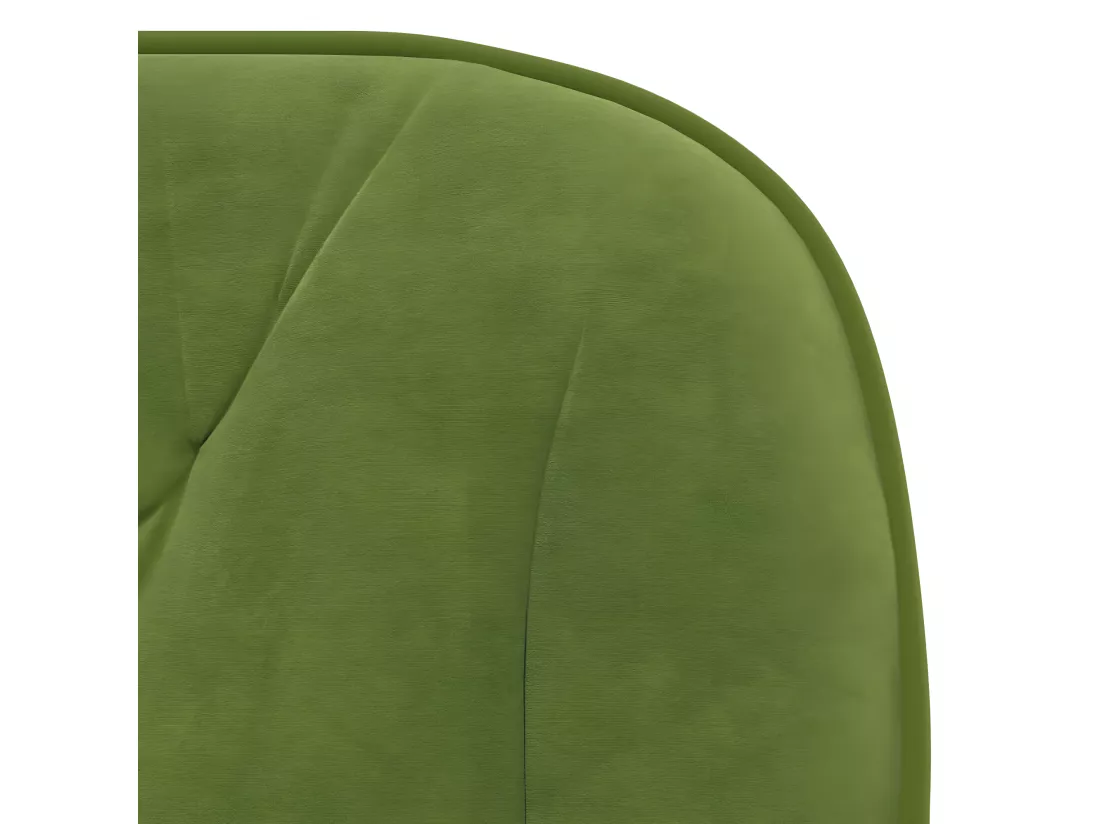 Chaise pivotante de bureau Vert clair Velours
