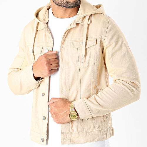 Veste Jean A Capuche 2030120 Beige