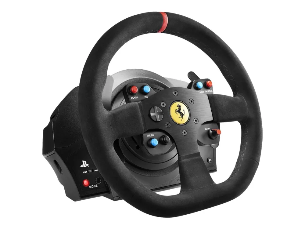 Thrustmaster Ferrari T300 Integral Racing - Alcantara - rat og pedalsæt - kabling - for PC, Sony PlayStation 3, Sony PlayStation 4, Sony PlayStation 5