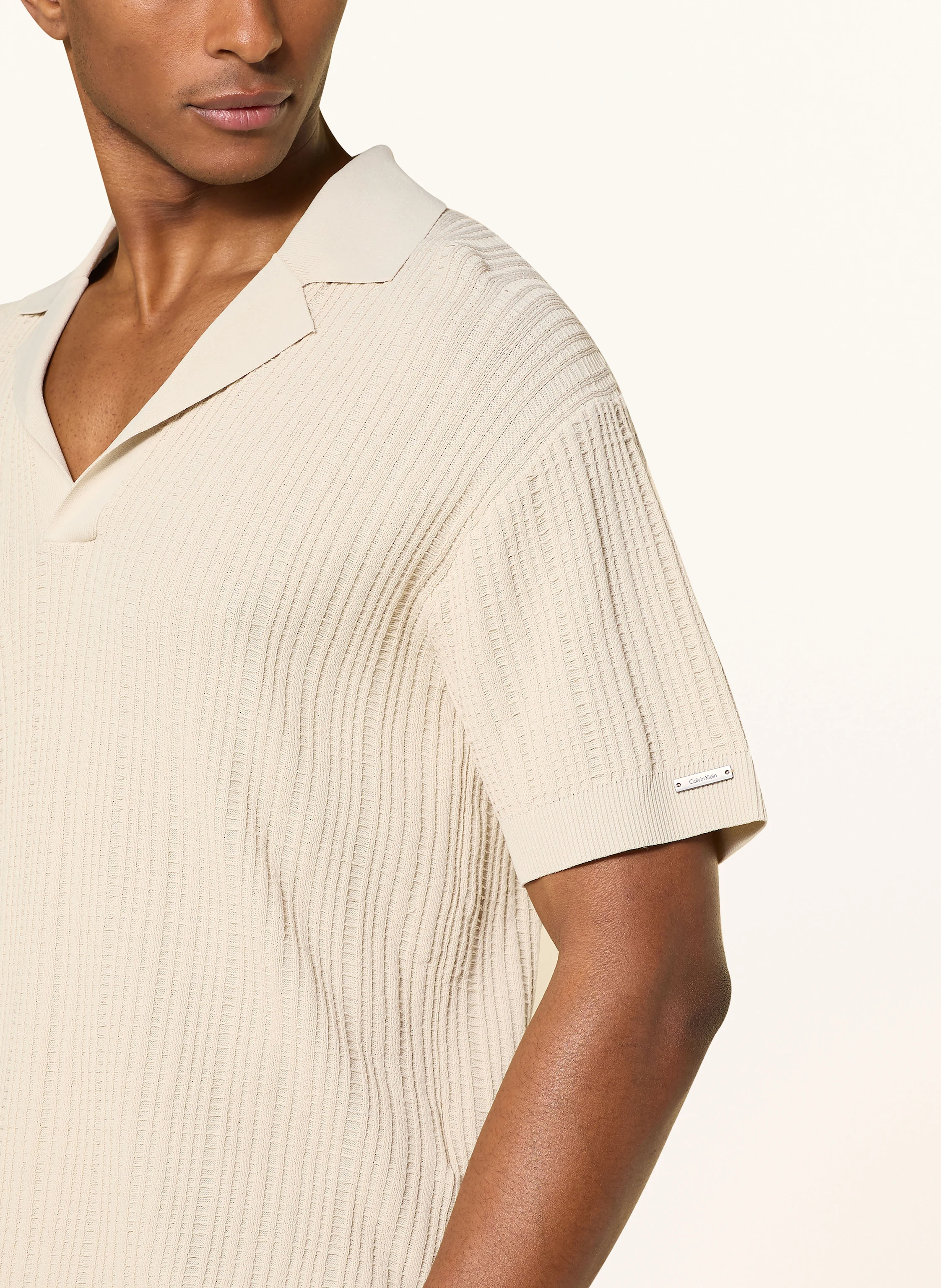 Calvin Klein Strick-Poloshirt