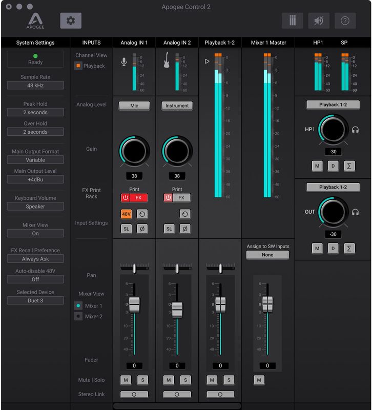 Apogee converters en voorversterkers in desktop formaat