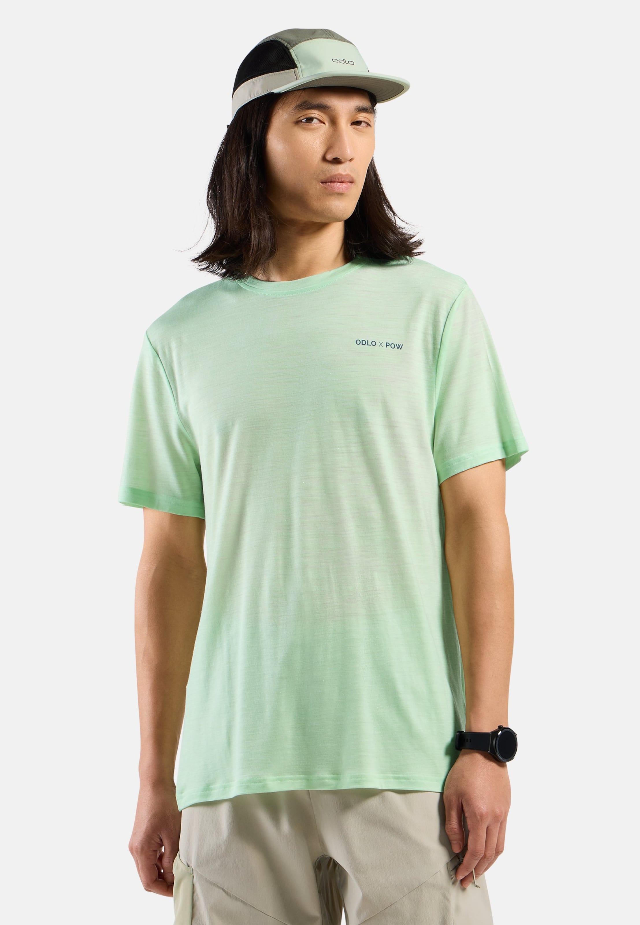 Odlo x POW Collective Voices T-Shirt aus Merinomix in ambrosia melange