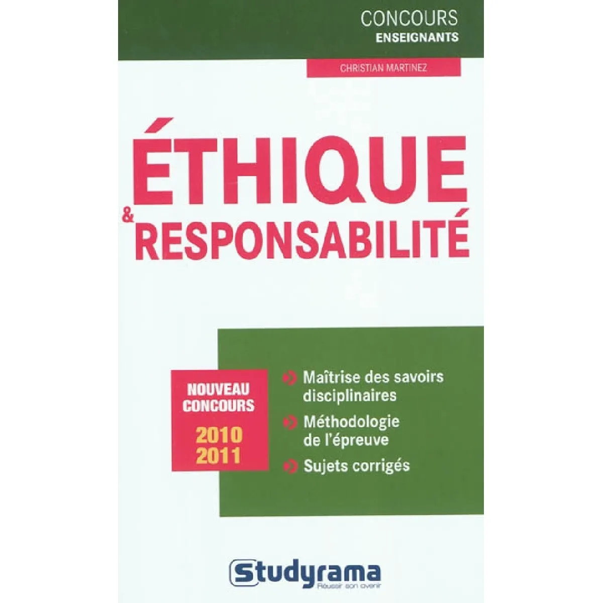 Ethique et responsabilité · Occasion