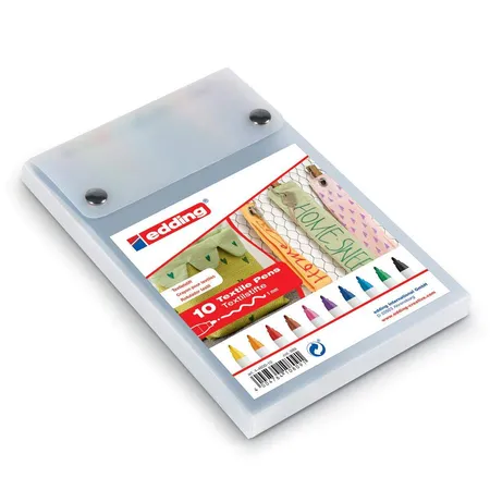 edding 4600 Textilpen, 1mm sortiert, 10 Stück