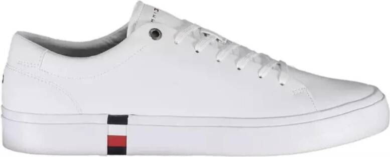 Tommy Hilfiger Sport Tommy Hilfiger Modern Vulcanized Corporate heren sneaker Wit