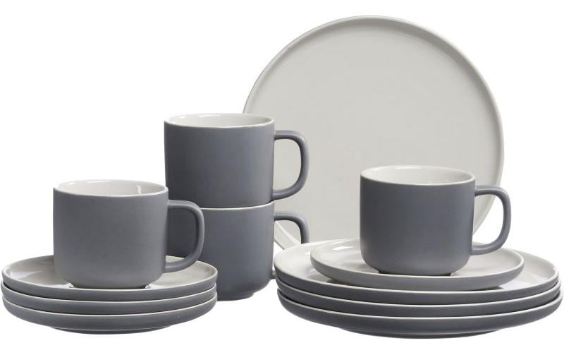 Kaffee-Service Jasper 12-teilig, GrauFrühstück-Servierset