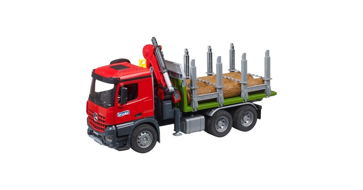 bruderMB Arocs houtvrachtwagen met laadkraan en grijper Modelvoertuig  (03669)