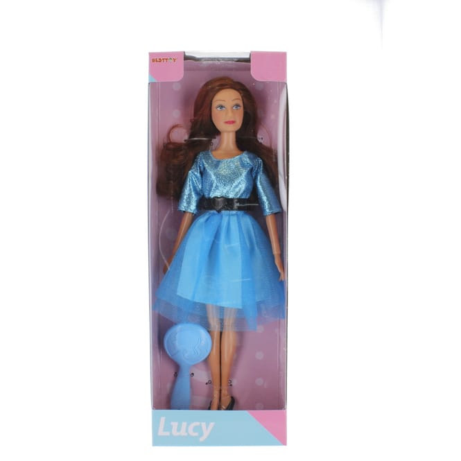 Besttoy - Modepuppe Lucy - Partykleid blau