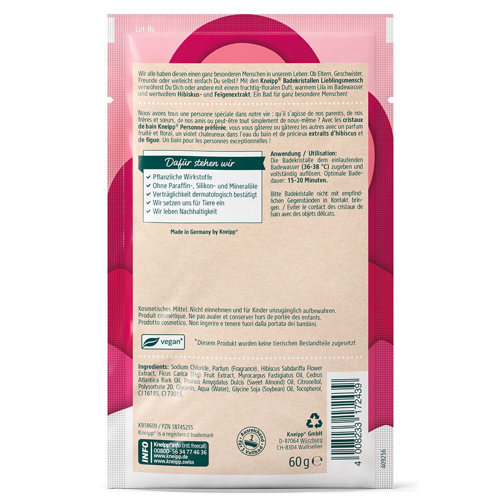 Kneipp® Badekristalle Lieblingsmensch