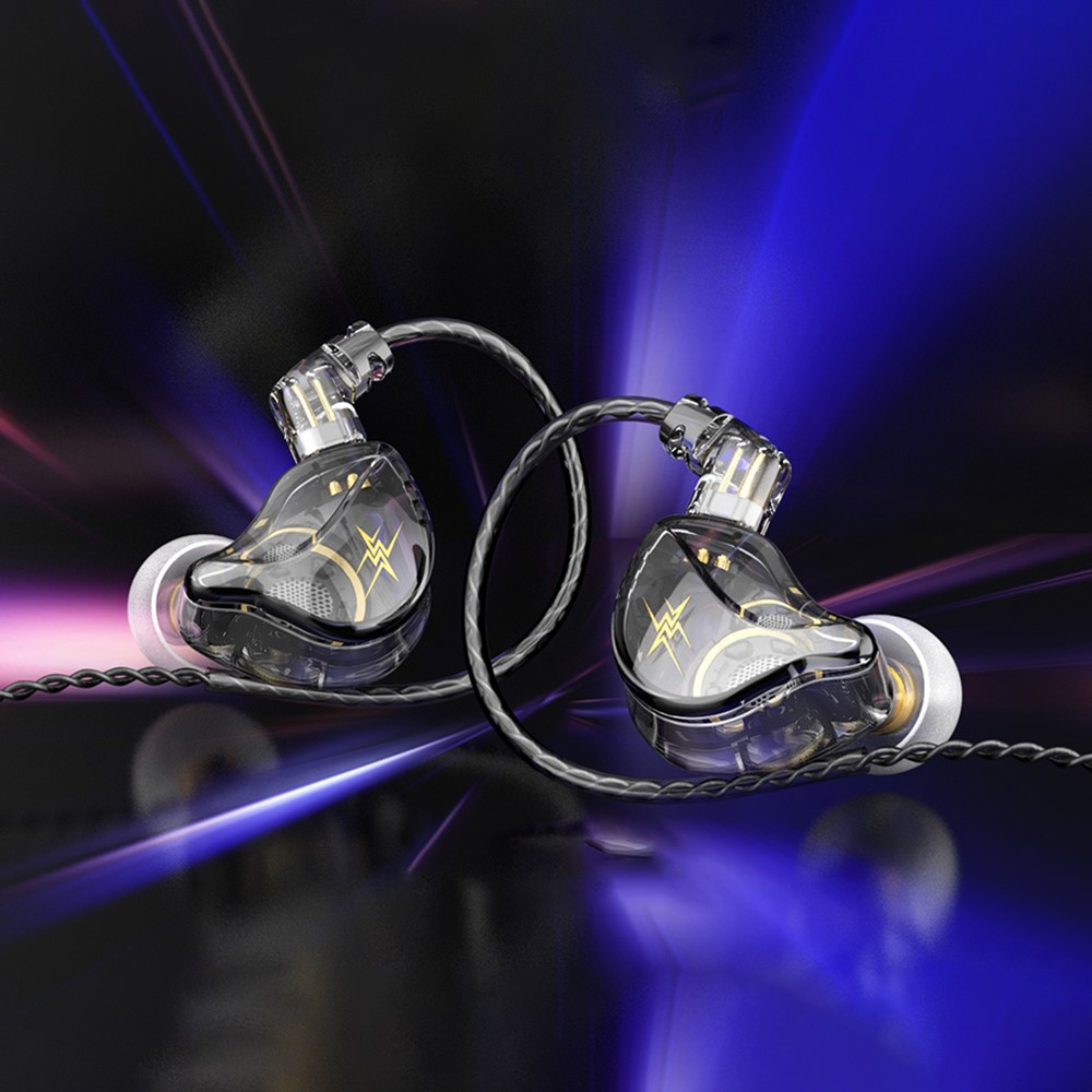 In-Ear Kopfhörer Headset 3.5mm Klinken Anschluss mit Mikrofon - Transparent