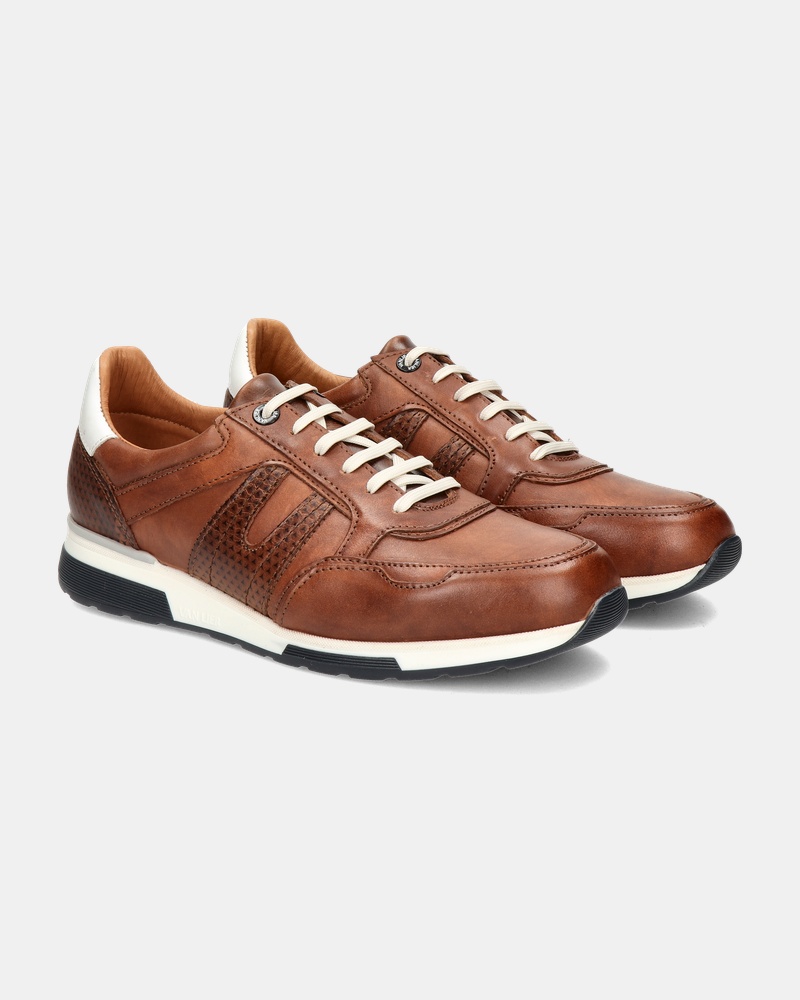 Van Lier Positano Lage sneakers  - cognac