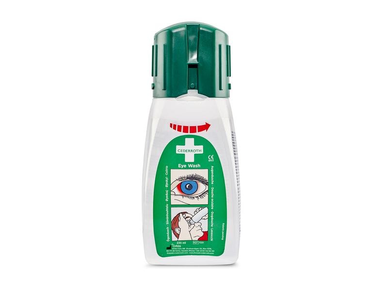 Cederroth CEDERROTH Augendusche 235 ml Augendusche für die schnelle Anwendung bei Unfällen mit Chemikalien