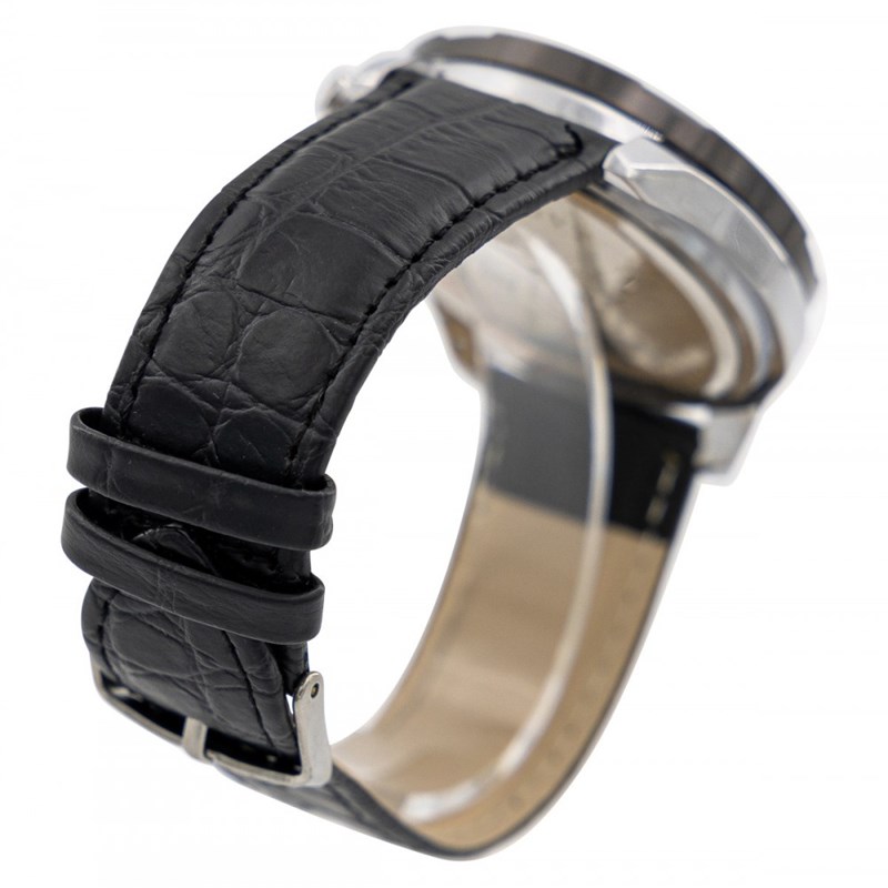 Montre Homme M. JOHN bracelet Cuir Noir