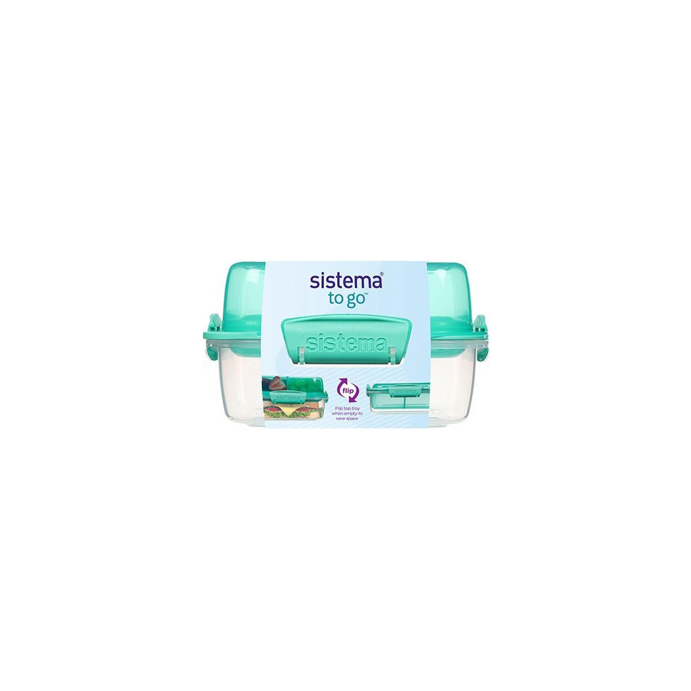 Sistema Lunch Stack Square 1,24 l flere farver - 1 stk.