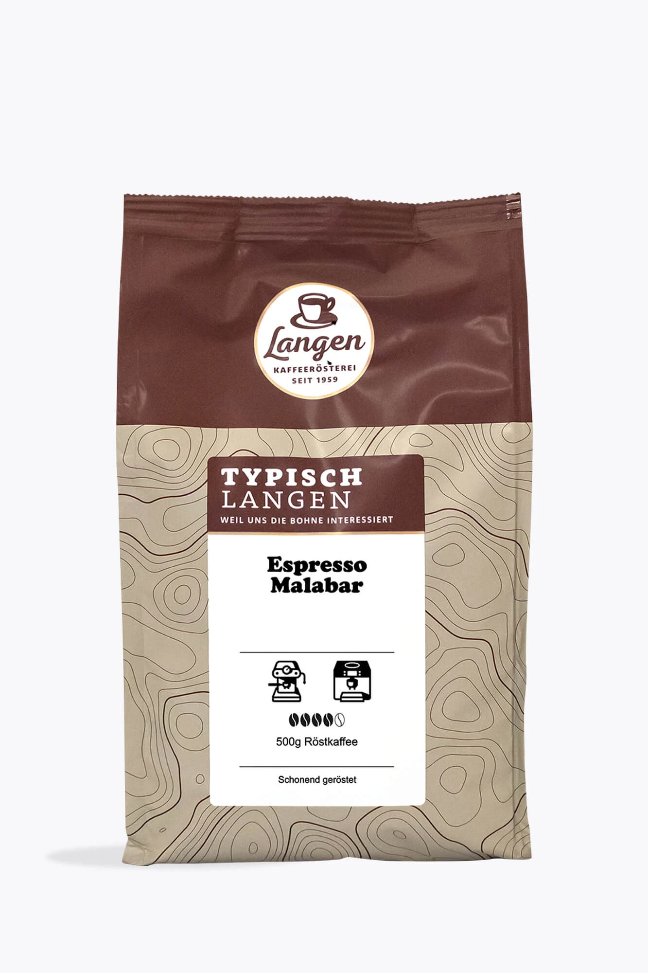 Langen Kaffee Espresso Malabar 500g