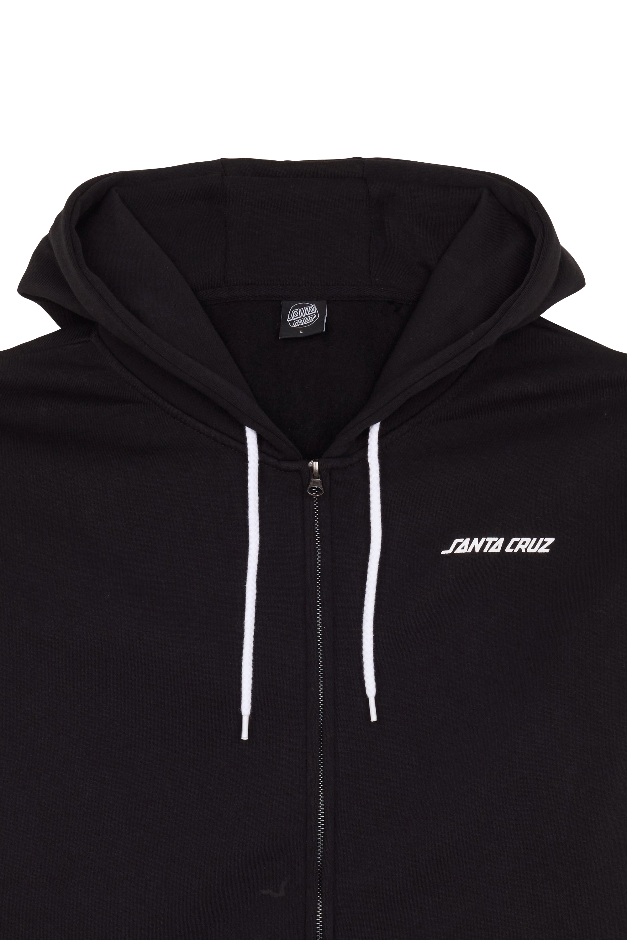 SANTA CRUZ Hoodie zippé Screaming Flash Zip Hood Noir
