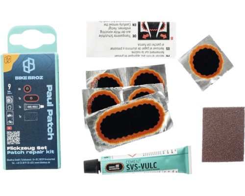 Bike Broz fietsbanden reparatieset met lijm, Paul Patch