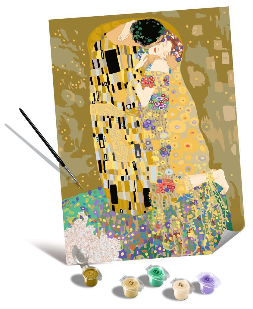 Ravensburger Spiel Leinwand ART Collection: Der Kuss (Klimt)