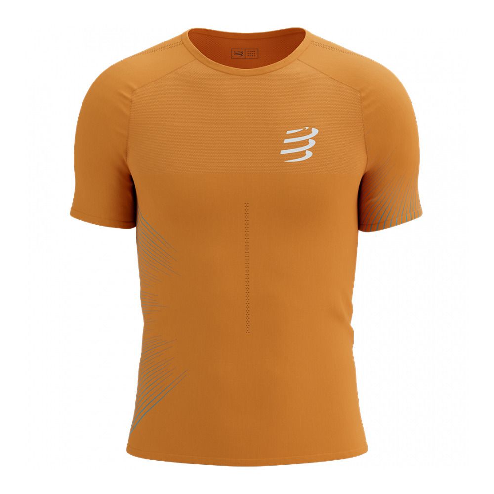 Compressport PERFORMANCE - Maillot Homme autumn glory/hawaiian ocean