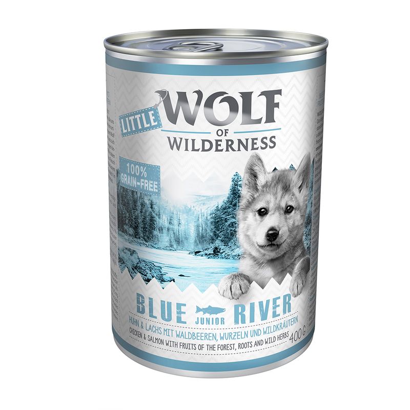Little Wolf of Wilderness 6 x 400 g pour chiot