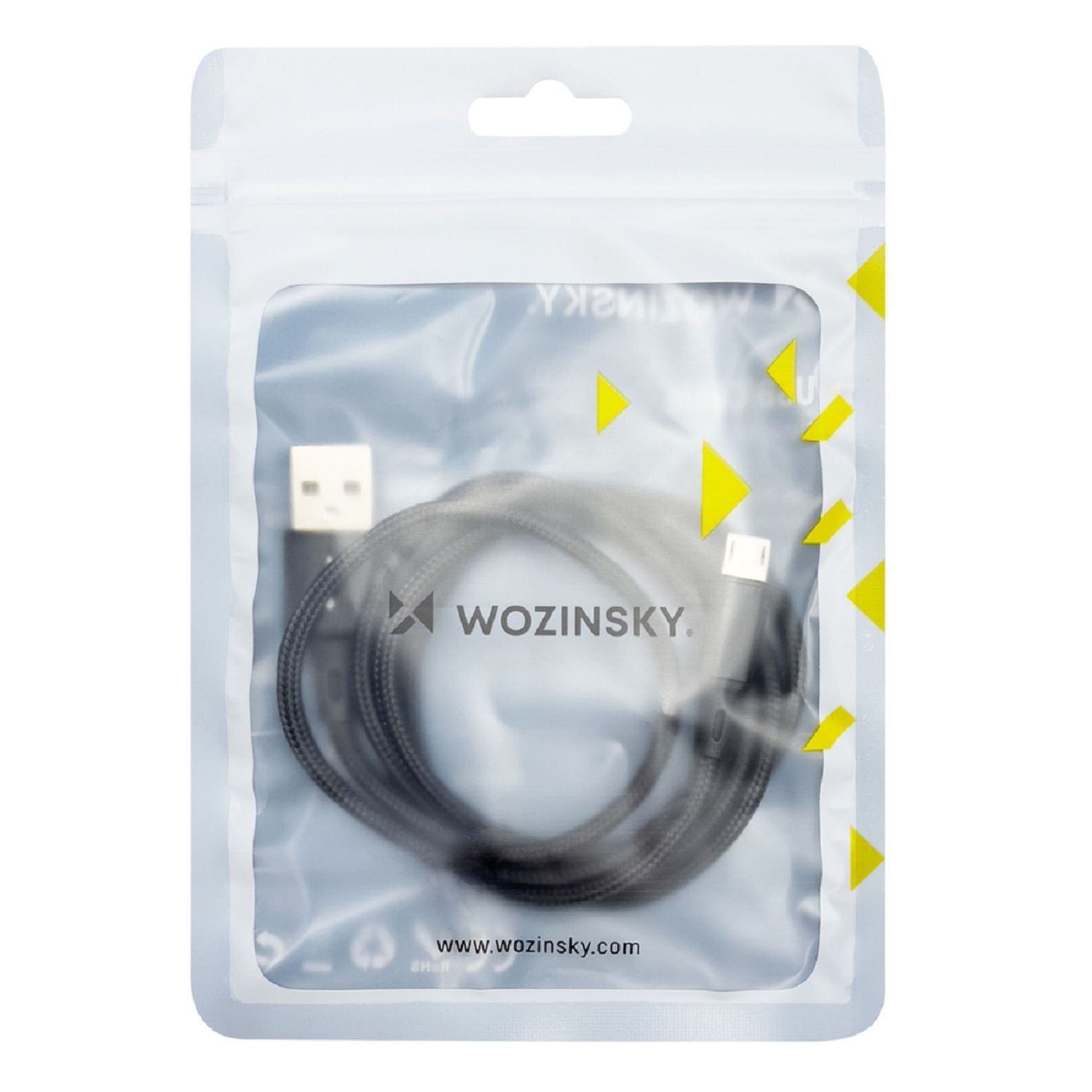 Schnellladekabel USB Kabel - MicroUSB 2.4A Schwarz 1m