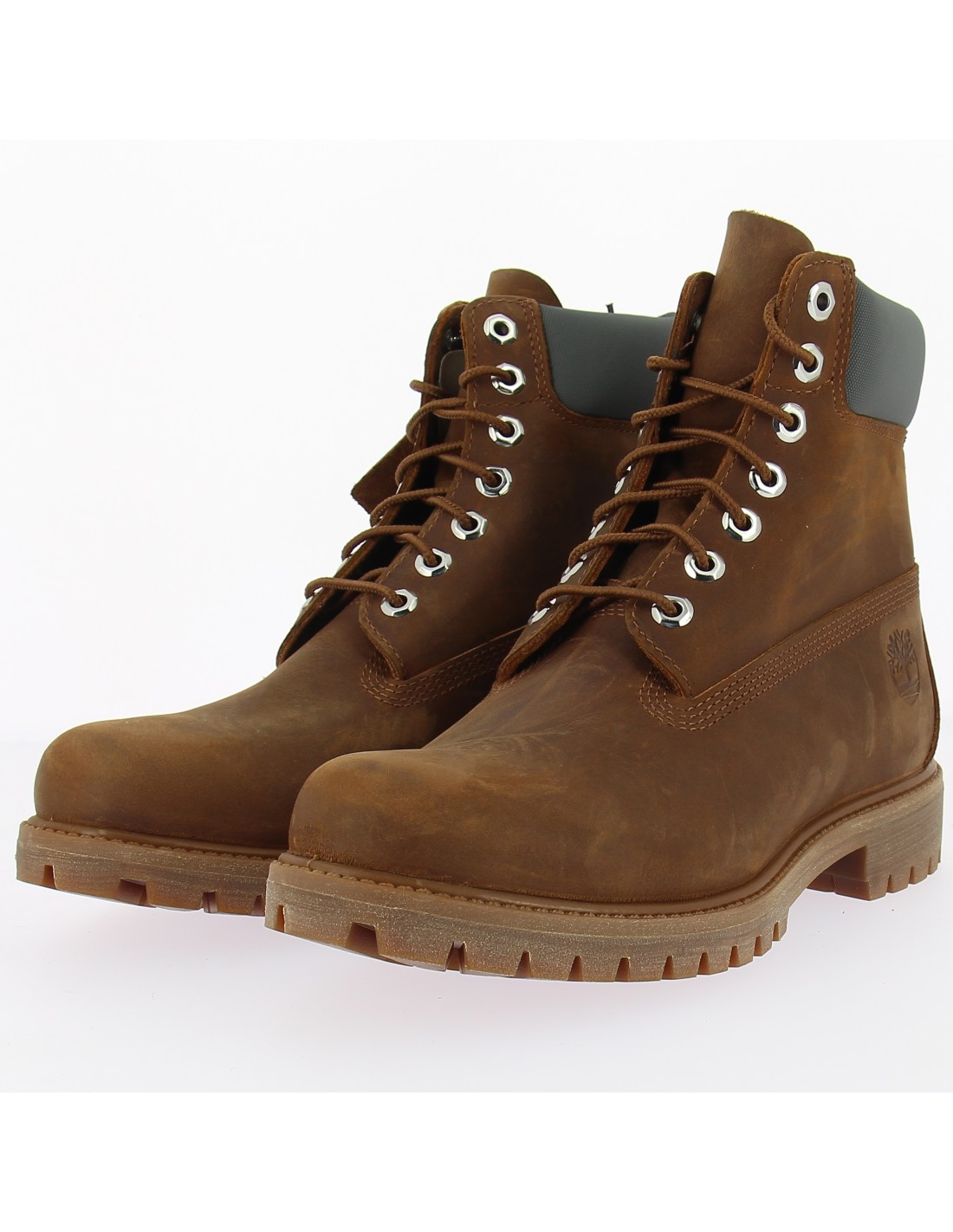 timberland boots homme 6'' prem bt wp rst nubuck marron
