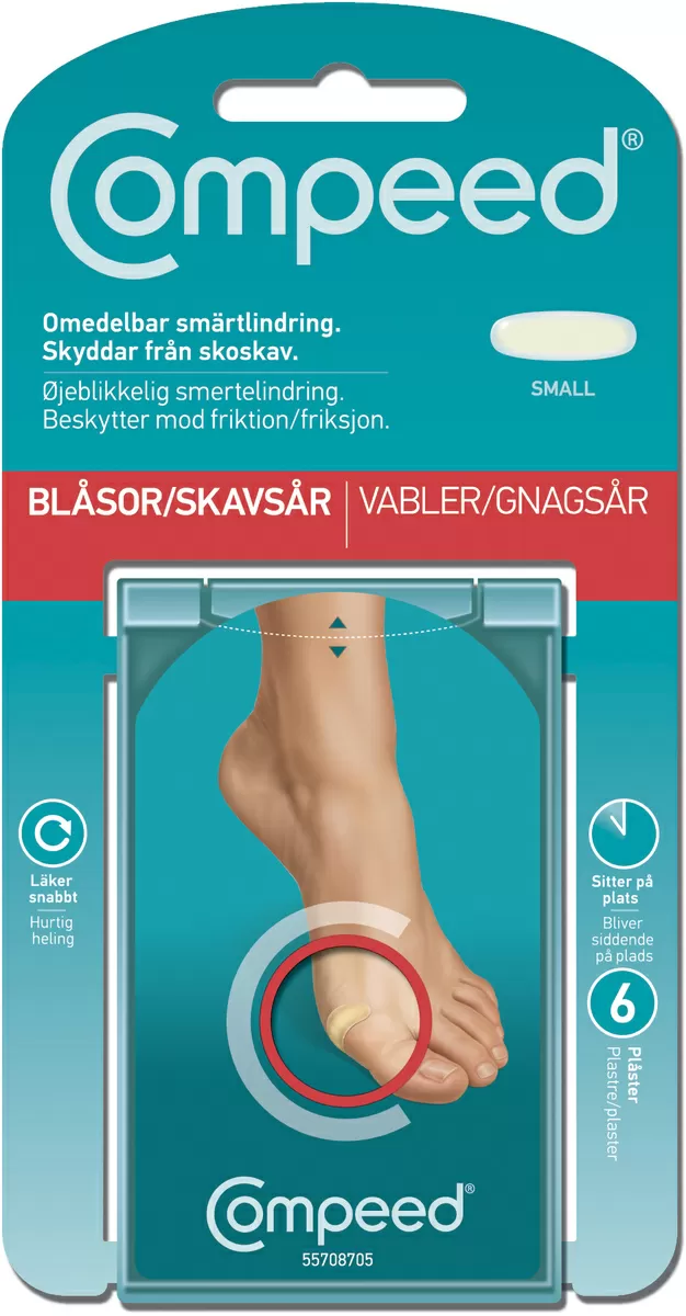 Compeed vabelplaster, small - 6 stk.