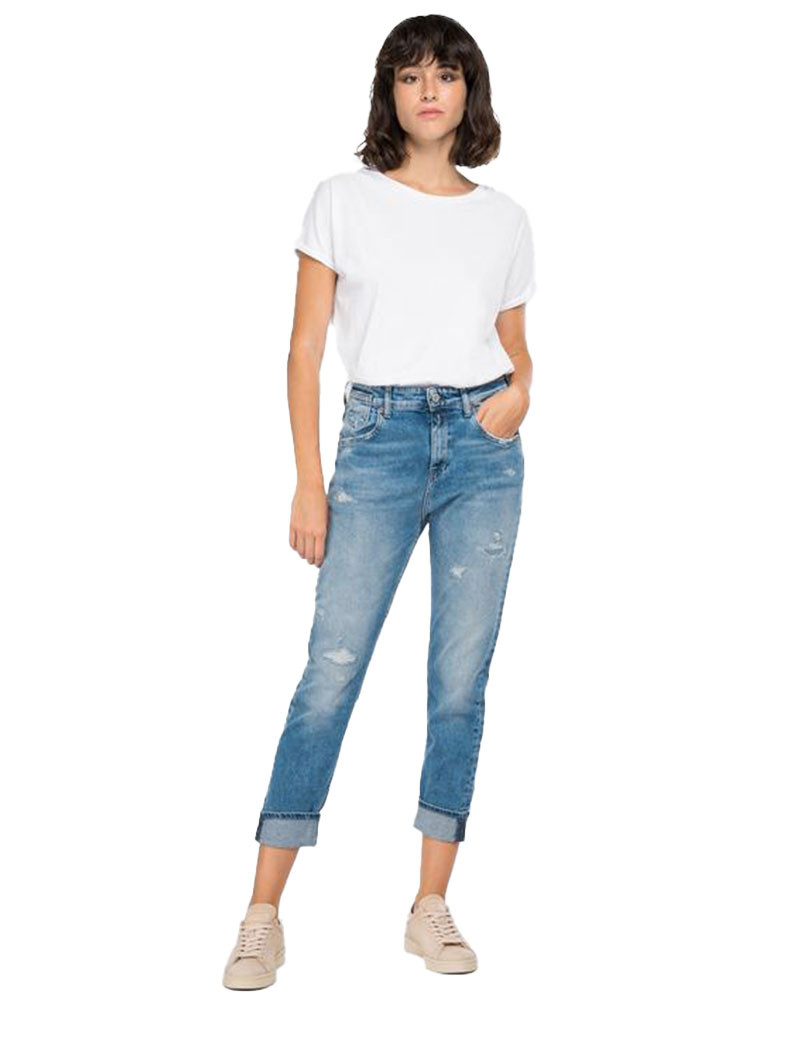 REPLAY JEAN SLIM BOYFIT MARTY BLEU MOYEN 009
