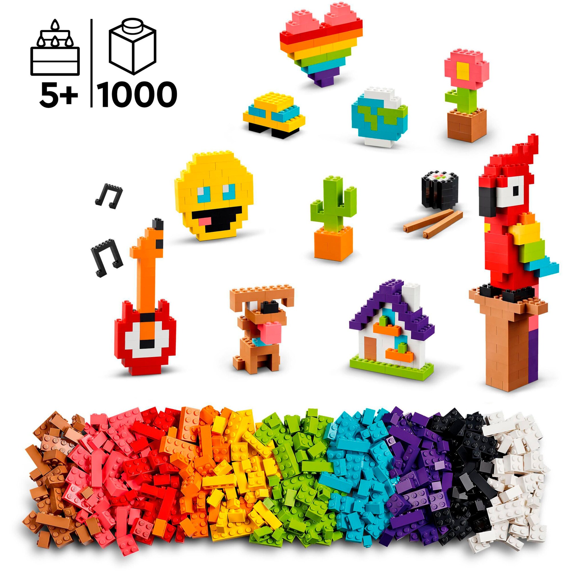 LEGO Konstruktionsspielzeug Classic Großes Kreativ-Bauset